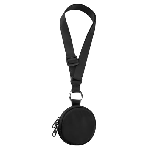CaSZLUTION Carrying Case Compatible with GO Plus + 2023 | Portable Protective Case with Key Ring & Neck Strap, Nylon Storage Pouch, for GO Plus Plus, Case Only, Black - color: Black