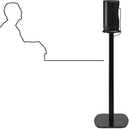 Flexson Floor Stand for Sonos Move (Black) - style: Floor Stand