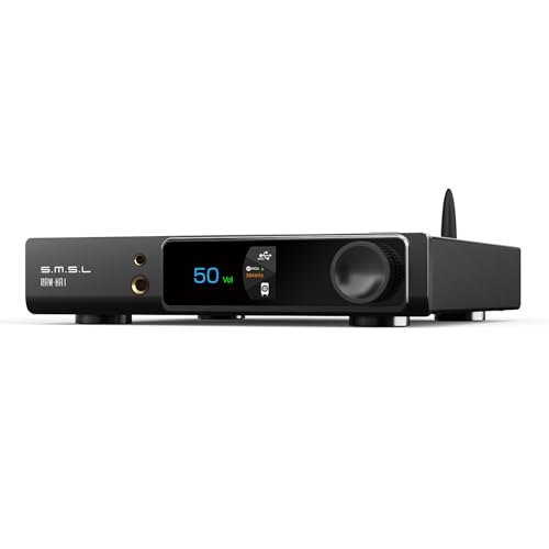 SMSL RAW-HA1 Amplifier Equipped with Full-Function Remote Control Fully-Fitted LCD Screen