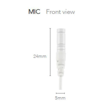 RØDE Lavalier GO Professional Lavalier/Lapel Microphone Broadcast, Filmmaking, Content Creation, Location and Studio Voice Recording – White - color: White