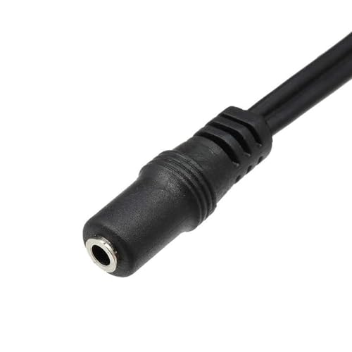 ALINNA 3.5mm Female to 2RCA Male Stereo Audio Y Cable Adapter 8 Inches (2 Pack) - size: 3.5mm Female to 2 RCA Male