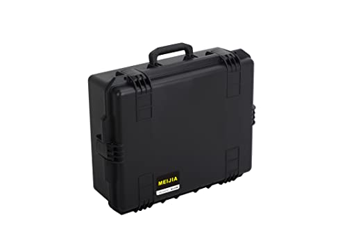 MEIJIA Premium Large Waterproof Hard Camera Case,Hard Protective Case with customizable fit foam,Full Protection with Light&Convenient Design,Elegant Black (24.6"X19.7"X8.6") - size: 24.6"X19.7"X8.6"