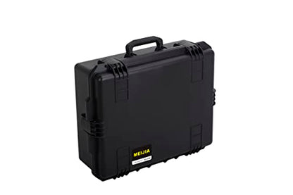MEIJIA Premium Large Waterproof Hard Camera Case,Hard Protective Case with customizable fit foam,Full Protection with Light&Convenient Design,Elegant Black (24.6"X19.7"X8.6") - size: 24.6"X19.7"X8.6"
