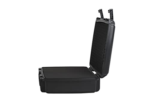 MEIJIA Premium Waterproof Hard Camera Case,Hard laptop Case, Hard Case with customizable fit foam,Full Protection with Light&Convenient Design,20.01"x14.7"x5.75",Elegant Black - size: 20.01"x14.7"x5.75"