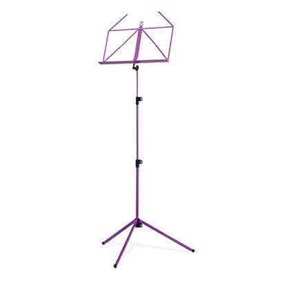 K&M Konig & Meyer 10010.000.65 Colorful Music Stand | Large Deep Desk | Sturdy Base | Adjustable 3pc Telescopic Design | Folding Compact | Pro Grade for Musicians | German Made | Lilac - color: Purple