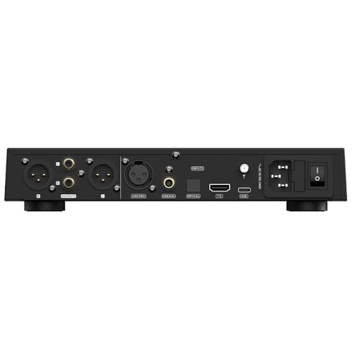 SMSL DL400 Audio Decoder Headphone Amplifier 6.35mm+4.4mm Headphone Output XLR Balanced+RCA Output I²S Audio Interface True Balanced Headphone Amplifier 8 Filters
