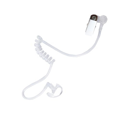 2-Wire XPR 3300 Acoustic Tube Headset with a Pairs of Earbud | Transparent tube, low-profile PTT clip. Compatible with XPR 3300e, XIR P6600, E8608 Two Way Radios