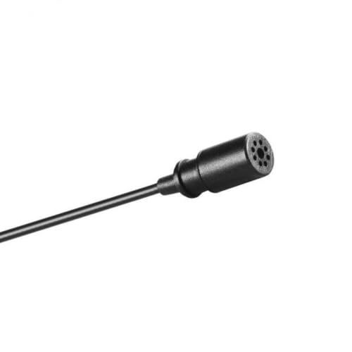 Boya BYM1 by Shotgun Video Microphone by-M1 Ultimate 3.5mm Lapel Mic Clip-On Video Recording Omnidirectional Condenser for iPhone Android Smartphone Mac Tablet DSLR Camcorder, Black