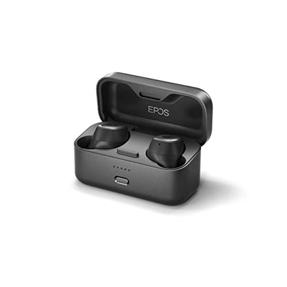 EPOS GTW 270 Hybrid in-Ear Wireless Gaming Earbuds with Low Latency Dongle for On The Go Gaming on Nintendo Switch, Mobile Phones PC and PS5, Android Compatible, Black/Grey (Renewed)