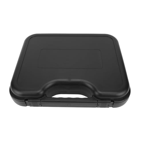 Jiawu Microphone Case, ABS Material Hard Case, Wireless Microphone with Detachable Foam Cradle Portable Handle for Wireless Mic System Studio Gig