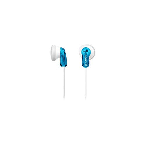 Sony MDRE9LP/BLU Earbud Headphones, Blue - color: Blue, size: 1 count