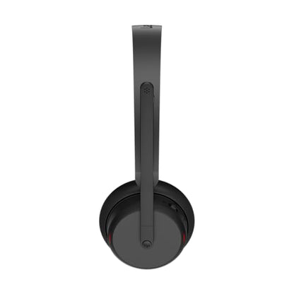 Lenovo Dual Mode Wireless ANC Headset 6550 with USB-C Receiver Microsoft Teams Certified, Hybrid Active Noise Cancellation, Bluetooth Dual Connectivity, Long Battery Life, Black - color: Black, size: Headset 6550 w/USB-C Receiver