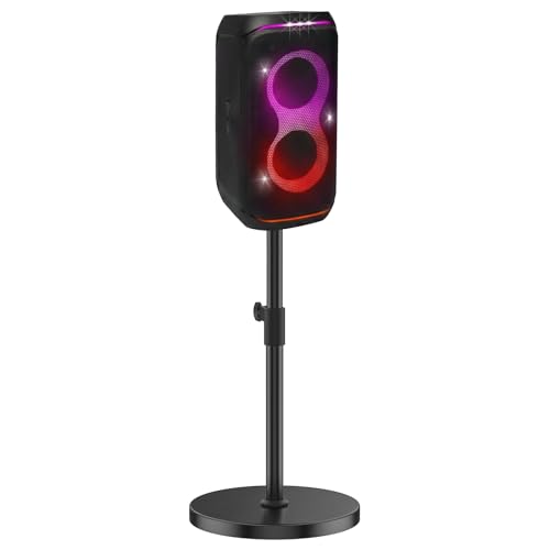 Floor Speaker Stand for JBL PartyBox 100/110/120/130 Stand, Adjustable Height 24.4"-32.3", Heavy Duty Surround Speaker Stands for JBL PartyBox Stand with Reinforced Base, Supports Up to 57 Lbs, 1 Pack - size: For PartyBox 110/120/130