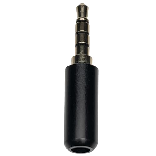 3.5mm TRRS 4-Pole Stereo Male Solder Plug, 10 Pack