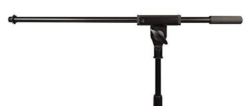 JS-MCFB50 JamStands Low-Profile Mic Stand w/Boom - size: Short, style: Fixed Boom, Tripod Base