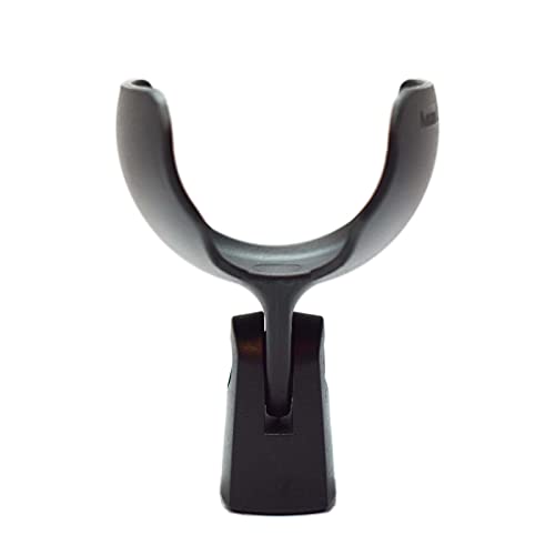 Ammo Clip 520 Bullet Mic Holder Compatible With Shure 520DX Green Bullet, Superlux D112/C and Other Similar Harmonica Microphones (Natural Black) - color: Natural Black