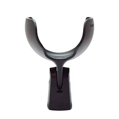 Ammo Clip 520 Bullet Mic Holder Compatible With Shure 520DX Green Bullet, Superlux D112/C and Other Similar Harmonica Microphones (Natural Black) - color: Natural Black