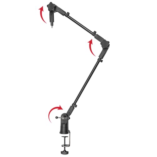 Gator Frameworks Slim Profile Desk-Mounted Mic Stand Boom Arm for Broadcasts, Podcasts, Content Creation, Live Streaming, & Similar Applications (GFWMICBCBM0500) - style: 500 Series