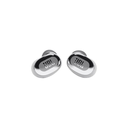 JBL Live Free 2 TWS - Noise Cancelling Earbuds - Silver | JBL Signature Sound, True Adaptive Noise Cancelling with Smart Ambient, 35 728 hours of playback with wireless charging - color: Silver