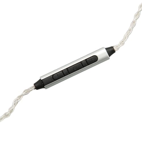 C to for MMCX Cable Flexible 8 Strand Core with Mic Lossless Sound Replacement Earphone Cable for SE215 SE315 SE535 SE846 for UE900 Earphone Upgrade