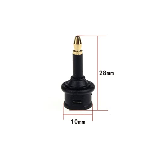 Digital Fiber Optic Toslink to 3.5mm Jack,Female to 3.5 mm Mini Male Optical Audio Connector Adapter（3pack）