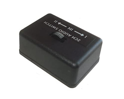 Two channel Audio Switch Box 1/8' 3.5mm ab Speaker switcher TRS & TRRS Switch Headphones jack