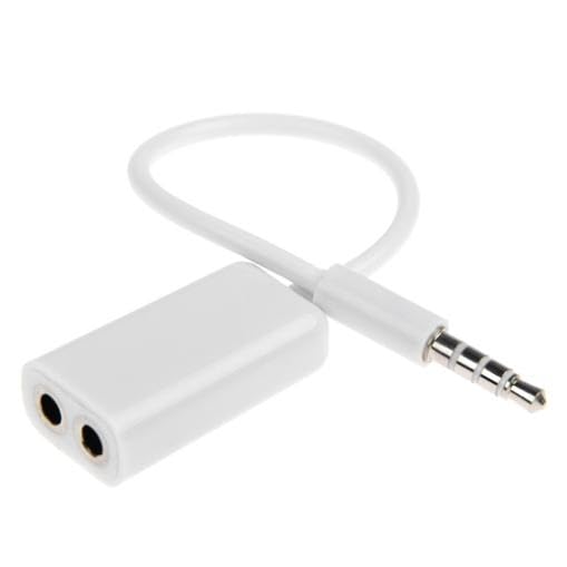 Headphones Splitter 3.5mm Earphone Adapter Compatible with Samsung Galaxy A06/A05/A04, Dual Headset Port Audio Jack Adaptor