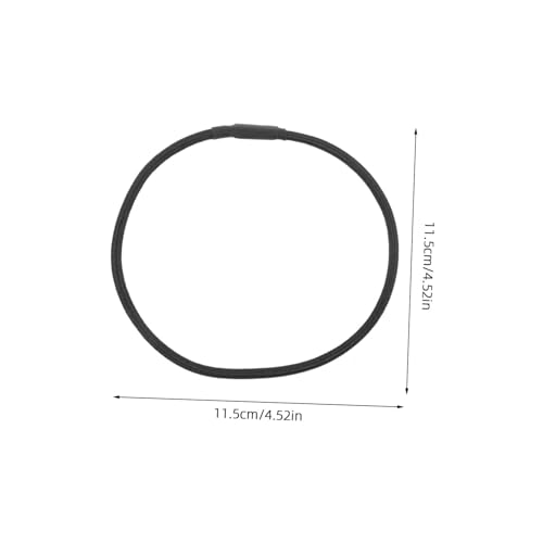 10Pcs Rubber Elastic Bands for Microphone Shock Mount Holder Black | Shock Absorption, Quick Removal Replacement Cords, for Condenser Microphone Stand Use, Wear Resistant - size: 11.50X11.50X0.50CM