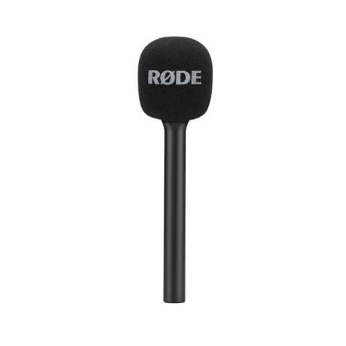 RØDE Interview GO Handheld Adaptor for RØDE Wireless Microphones (Black) - color: Black