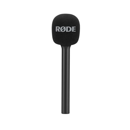 RØDE Interview GO Handheld Adaptor for RØDE Wireless Microphones (Black) - color: Black