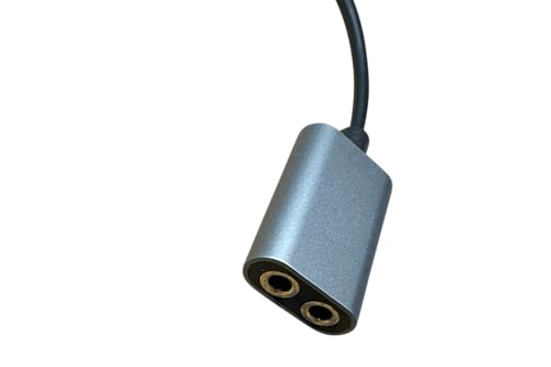 DIYTECH 3.5mm Audio Splitter for Dual Headphones, Aux Adapter for PC and Multiple Devices