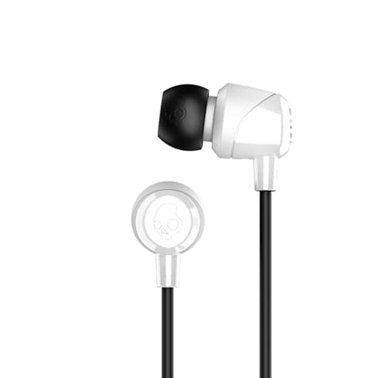 Skullcandy Jib Wired Earbuds with 3.5mm AUX Plug - White | 3.5mm Wired Earbuds, In-Ear Headphones, Noise Isolating Fit, In-Line Microphone Call and Track Control, Travel Ready - color: White, size: 1 Pack