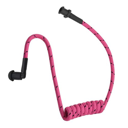 WODASEN Replacement Braided Nylon Fiber Acoustic Coil Tube Moisture Resistant Waterproof Color for Radio Earpiece (Rosered-2) - color: RoseRed-2