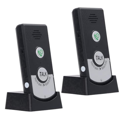 Wireless Intercom with HD Clarity, 1000ft Range, Rechargeable 1800mAh Battery, Easy Setup for Indoor Outdoor, Elderly & Kids Room Communication