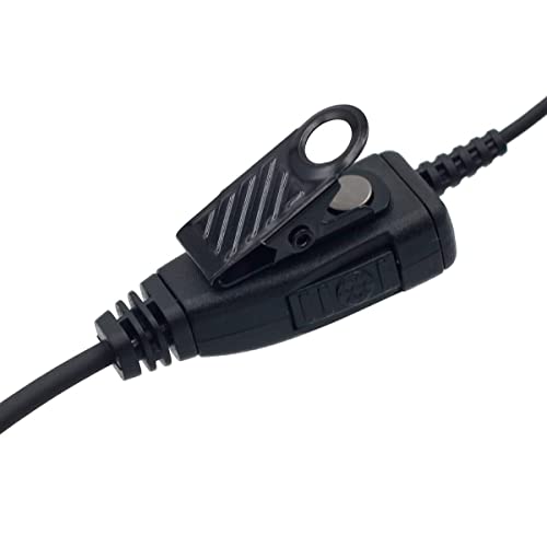 HKLN4604 HKLN4604A HKLN4604B Earpiece with Mic for Motorola Walkie Talkies CP185 CP200D CLS1110 CLS1410 DTR700 DTR620 RDV5100 RDM2020 RDU4160 RMU2080D Radio Headset RLN6423