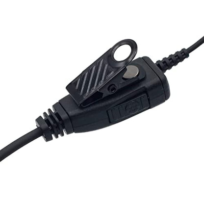 HKLN4604 HKLN4604A HKLN4604B Earpiece with Mic for Motorola Walkie Talkies CP185 CP200D CLS1110 CLS1410 DTR700 DTR620 RDV5100 RDM2020 RDU4160 RMU2080D Radio Headset RLN6423