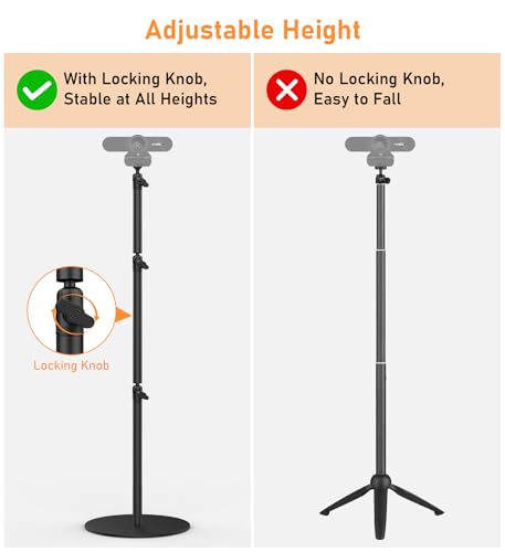 Camera Round Base Mount Desk Stand