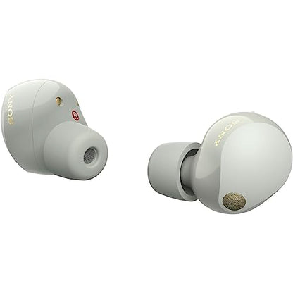 Sony WF-1000XM5 True Wireless Noise-Canceling Earbuds, Alexa Built-in, Bluetooth, in-Ear Headphones, Up to 24h Battery, Quick Charge, IPX4, Works with iOS & Android - Silver/Gold International Version - color: Silver