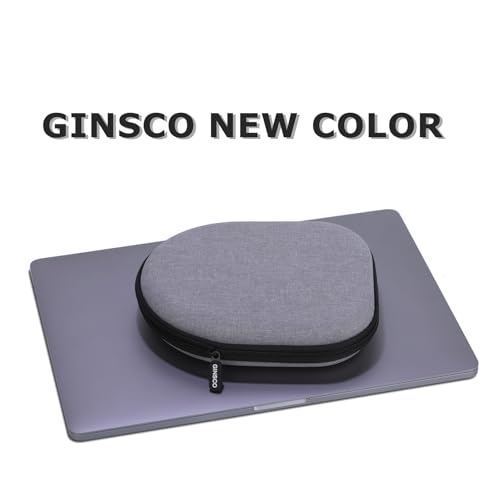 Ginsco Headphone Case Compatible with JBL Tune 510BT/520BT/500BT with Sony WH-CH520/510, Ultra-Slim Hard Shell Headphone Case for On Ear Headphones (Gray) - color: Gray