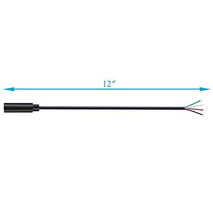 Fancasee 2-Pack 3.5mm 1/8" to Speaker Wire TRRS Stereo Female Jack to Bare Wire Pigtail 3.5mm Plug Connector Adapter Repair Audio Cable for Microphone Headphone Headset Earphone Speaker