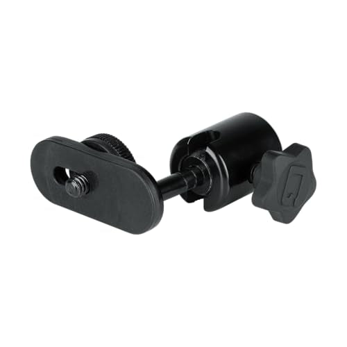 Gator Frameworks Camera Mount Mic Stand Adapter (GFW-MIC-CAMERA-MT) | Ball-and-Socket Head, Standard 1/4-20 Camera Threads, 360-Degree Rotation, 180-Degree Tilt