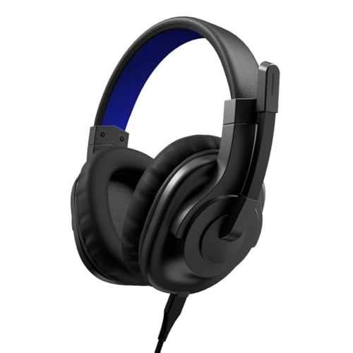 uRage Micro Gaming Headset (Over-Ear Gamer Headset, DTS X Certified, Micro Flip to Mute, Removable USB-A Uflex Cable, Optimised PC and PS5 Headset Microphone) Black