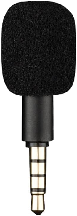 Black 4 Pole Mini Portable Microphone Jack 3.5mm Aux 4 Pole/ 3 Pole Karaoke Mic for Recorder Mobile Smart Phone Computer Laptop Multipurpose, Condenser Microphones