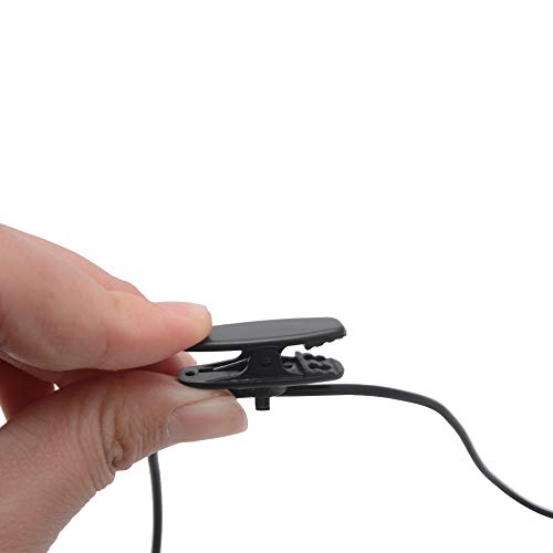 2pcs Headset Earpiece Ear Clip G Shape Radio Security 2 Pin Black Walkie Talkie for Two Way Radio