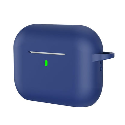 Shockproof Silicone Cover for Wireless Earbuds Case Shell with AntiScratch Protections Nonslip Grip Protector - color: Midnight Blue