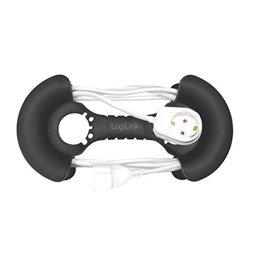 LogiLink cable reel and storage of cables up to 20 m in length, can be hung