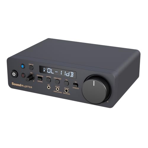 Creative Sound Blaster X5 Hi-Res Dual DAC USB Headphone Bi-Amplifier | Hi-Res USB DAC, External DAC, Dual DAC, Fully Balanced, Xamp, Headphone Amplifier, Audiophile