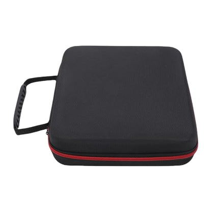 Pssopp Wireless Microphone Case Polyester Mic Travel Bag Holds 4 Handheld Microphones with Shockproof Sponge Lining Water Resistance Storage for DJs Churches Weddings