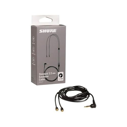 Shure Earphone Replacement Cable for SE Sound Isolating Earphones with MMCX Connection Detachable Cables (SE215, SE315, SE425, SE535, SE846) - 64-inches Long, Black (EAC64BK) - color: Black Cable, size: 64" Cable