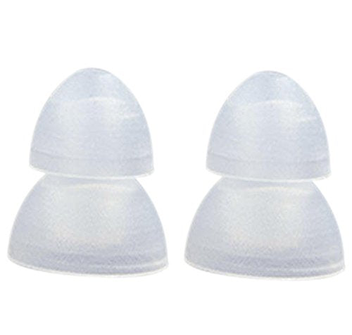 5 Pairs Multi Size Replacement Earbud Ear Tips Eartips for All Models of Klipsch Headphones (Dual Flange Shape Large) - size: Dual Flange Shape LARGE